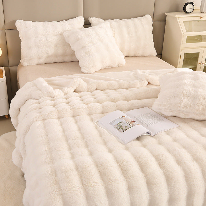 Luxury Fuzzy Faux Fur Blanket