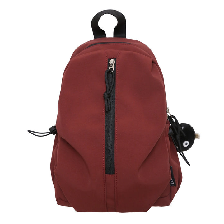 Backpack with Charming Animal Pendant and Innovative Storage Bowlift