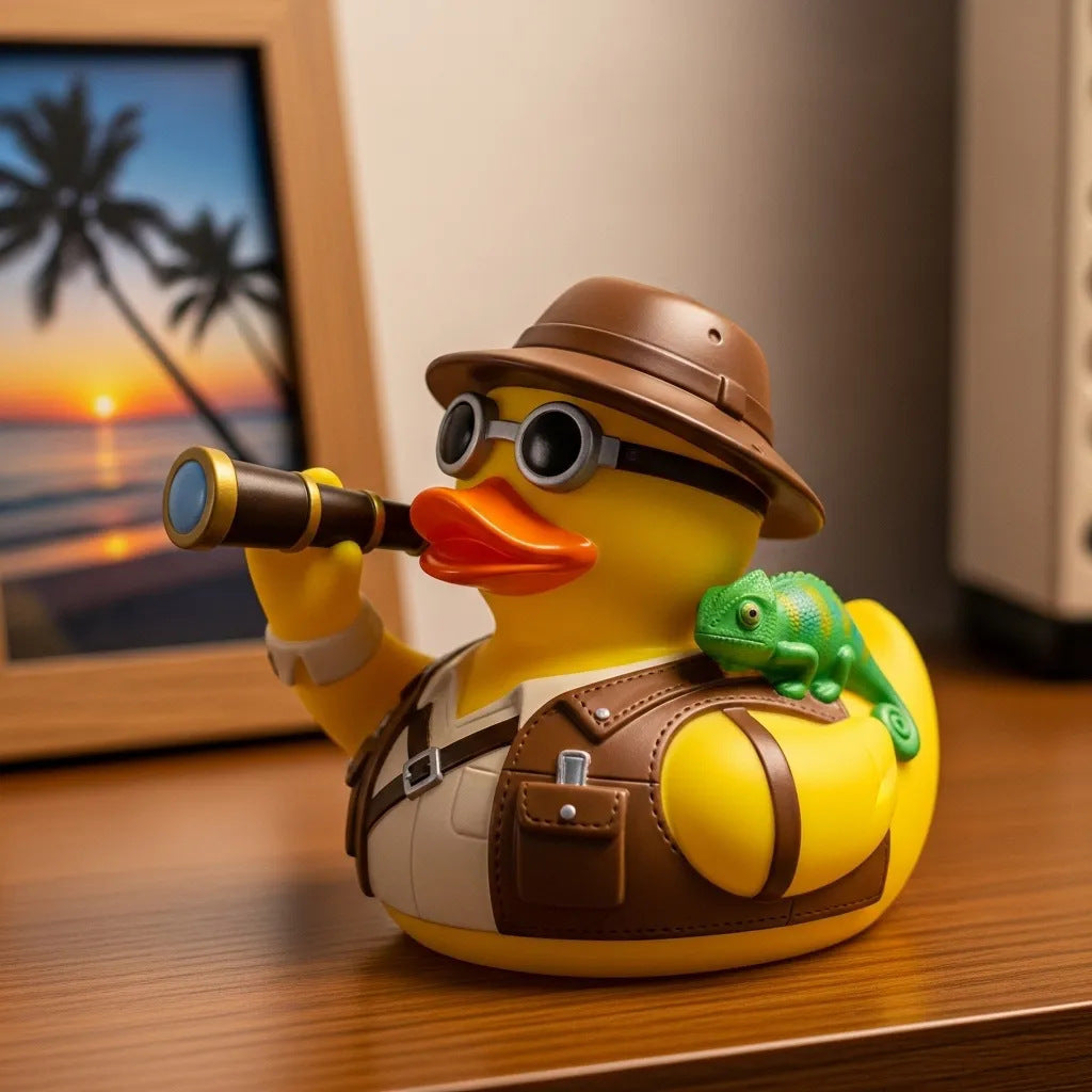Funny Cowboy Rubber Duck Bowlift