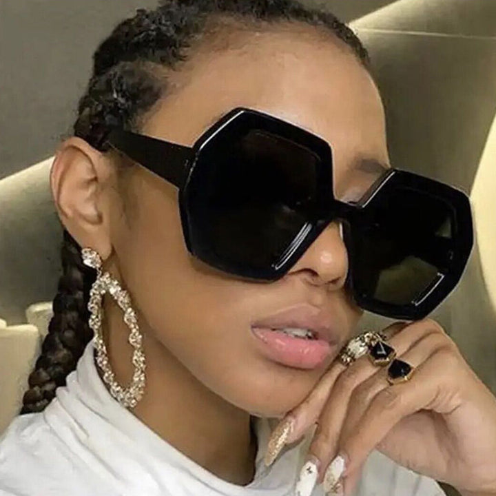 Women innovative hexagonal sunglasses Bowlift