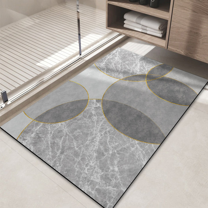 Modern Abstract Decorative Bath Mat