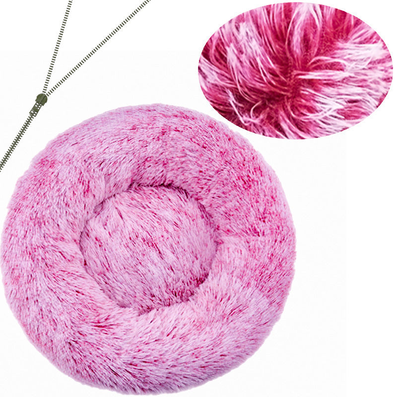 Plush Circular Dog Bed