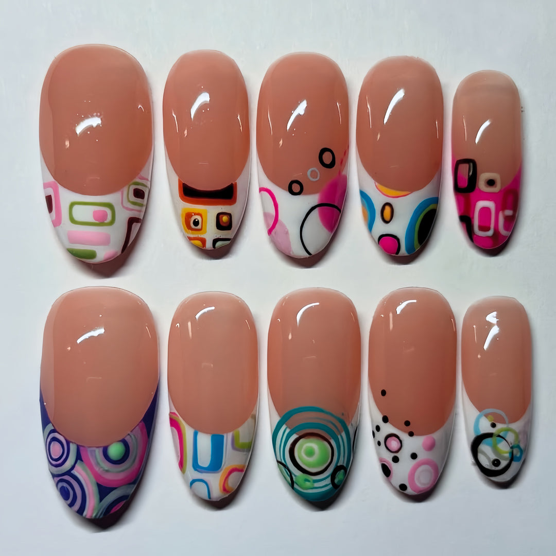 Thematic Artisan Press-On Nail Set Bowlift