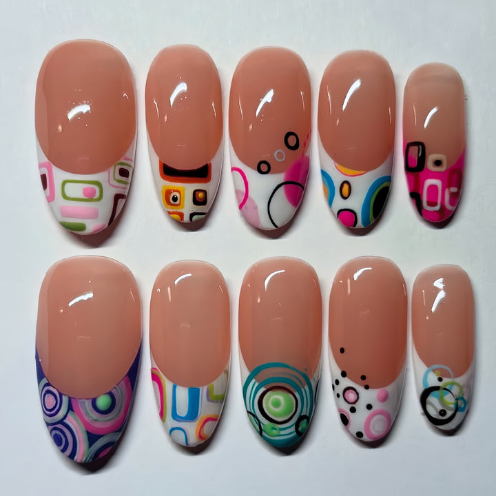 Thematic Artisan Press-On Nail Set Bowlift