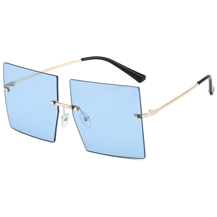 Women’s modern geometric sunglasses with filigree metal frame Bowlift