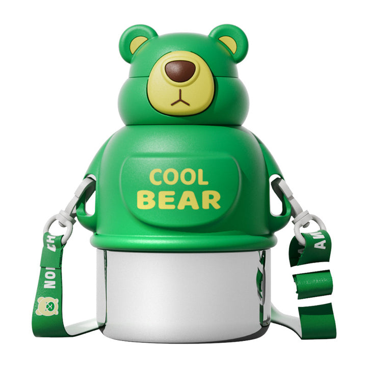 Unisex water bottle in bear design by Bowlift