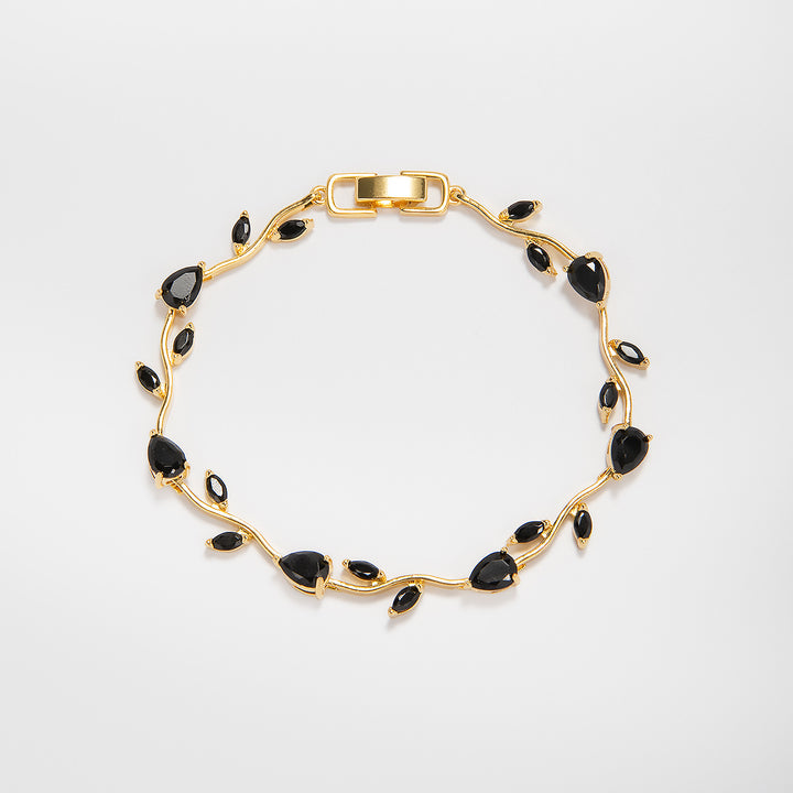 Elegant Floral Design Statement Bracelet Bowlift