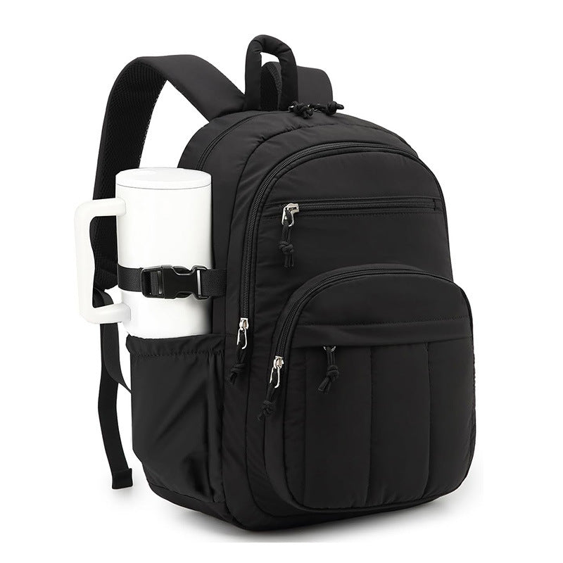 Versatile Travel Backpack with Insulated Drink Holder Bowlift