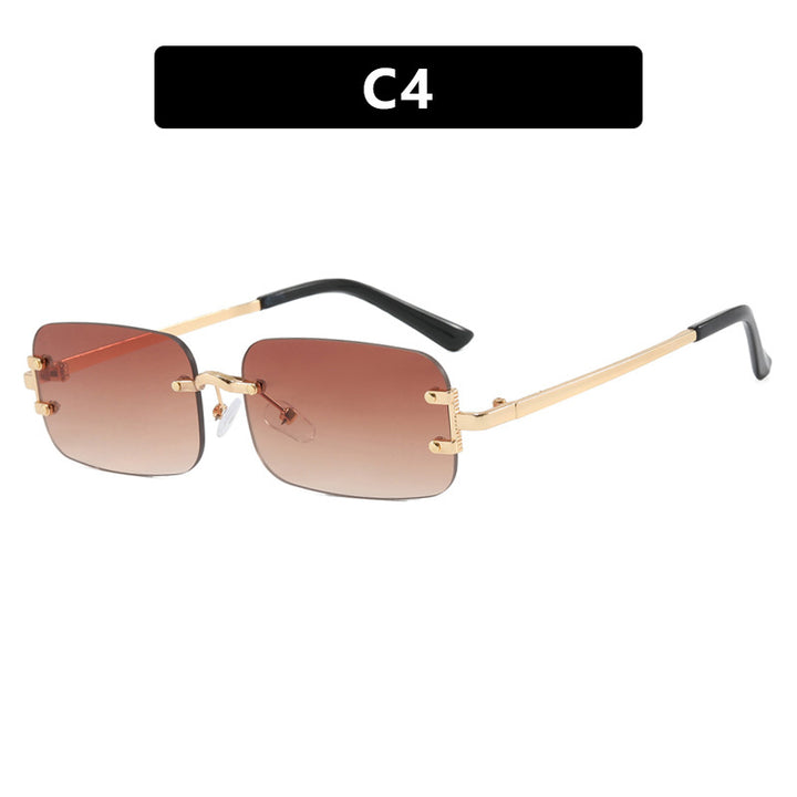 Ladies square sunglasses with high-quality metal frame Bowlift