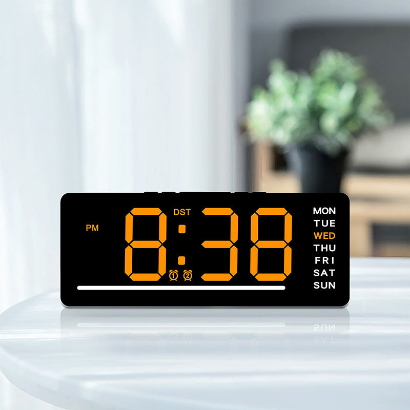 Digital LED Alarm Clock with Large, Clear Display and Multiple Alarm Functions Bowlift