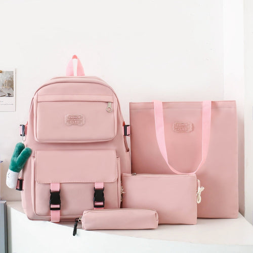 Multi-Pocket Backpack Set