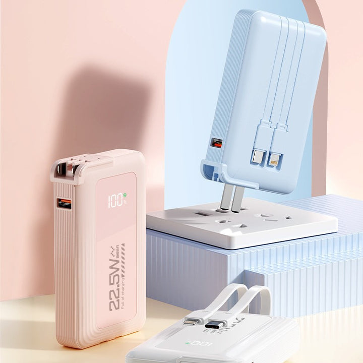 Powerful power bank with fast charging port and digital display Bowlift
