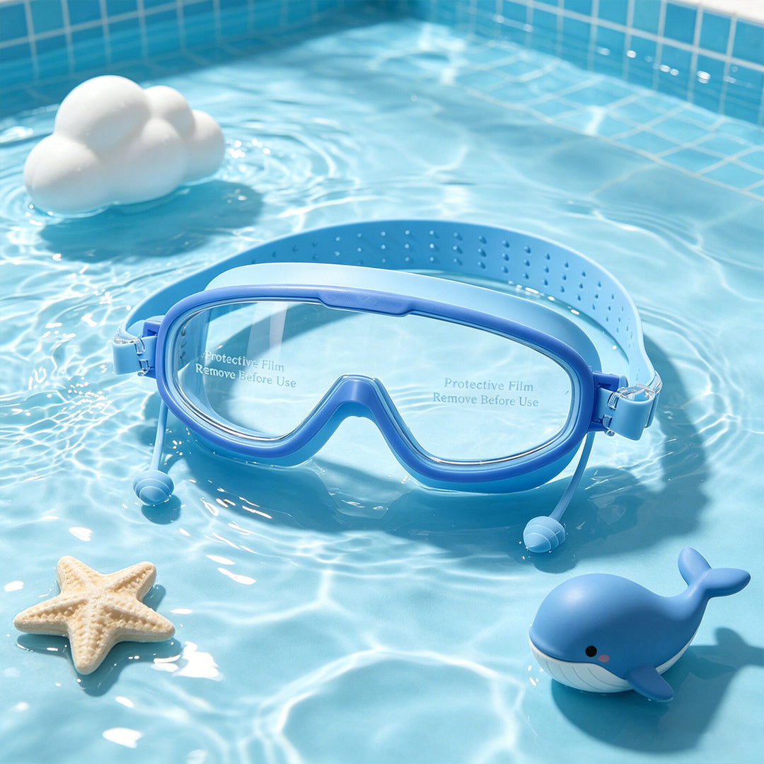 Children's Comfort-Fit Swim Goggles Bowlift