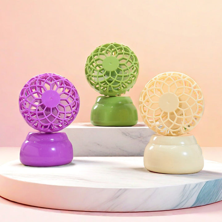Ladies Portable Table Fan with Flexible Design and USB Connection Bowlift