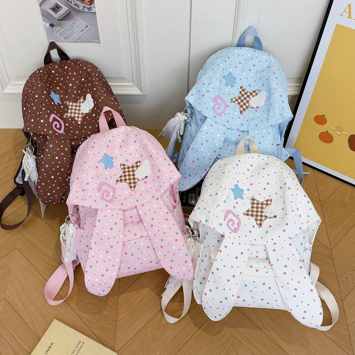 Cute Bunny-Ear Decorative Backpack Bowlift