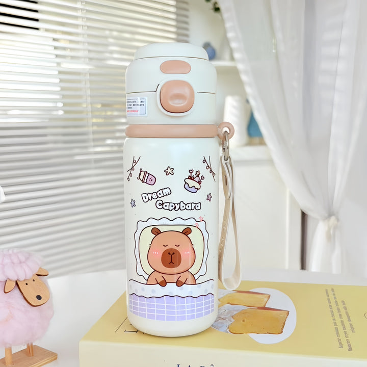 Ladies Insulated Water Bottle with Cute Animal Design Bowlift