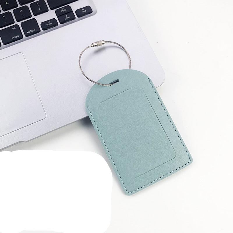 Premium Leather Travel Luggage Tag Bowlift