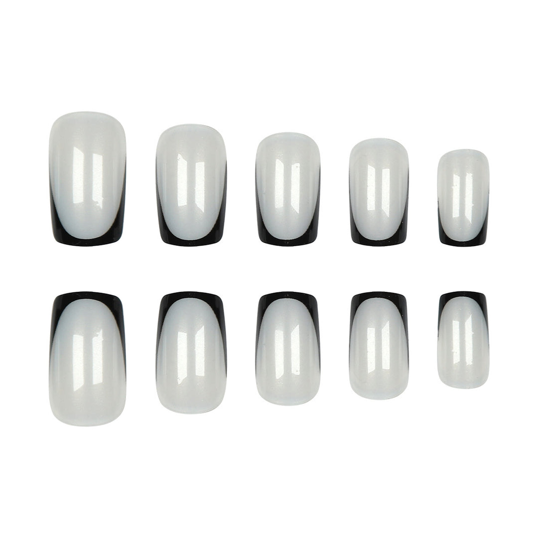 Artistic Ombre Short Square Press-On Nails Bowlift