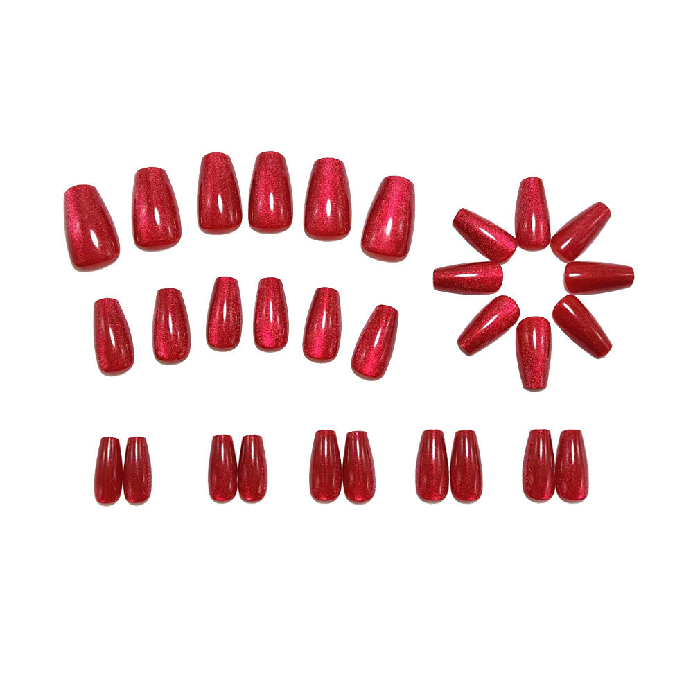 High-gloss artificial nails with noble finish Bowlift