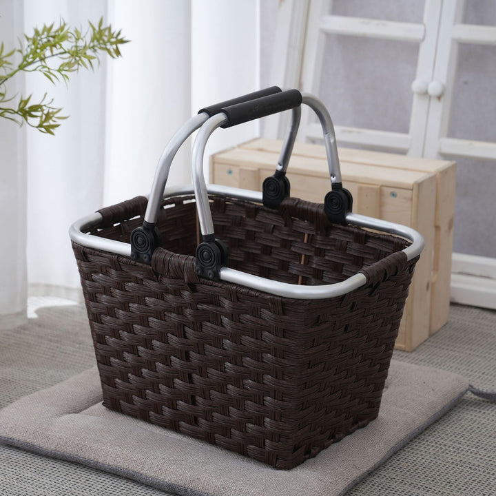 Practical shopping basket with aluminum handles Bowlift