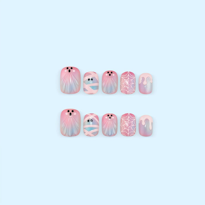 Creative art nails with playful underwater motif Bowlift