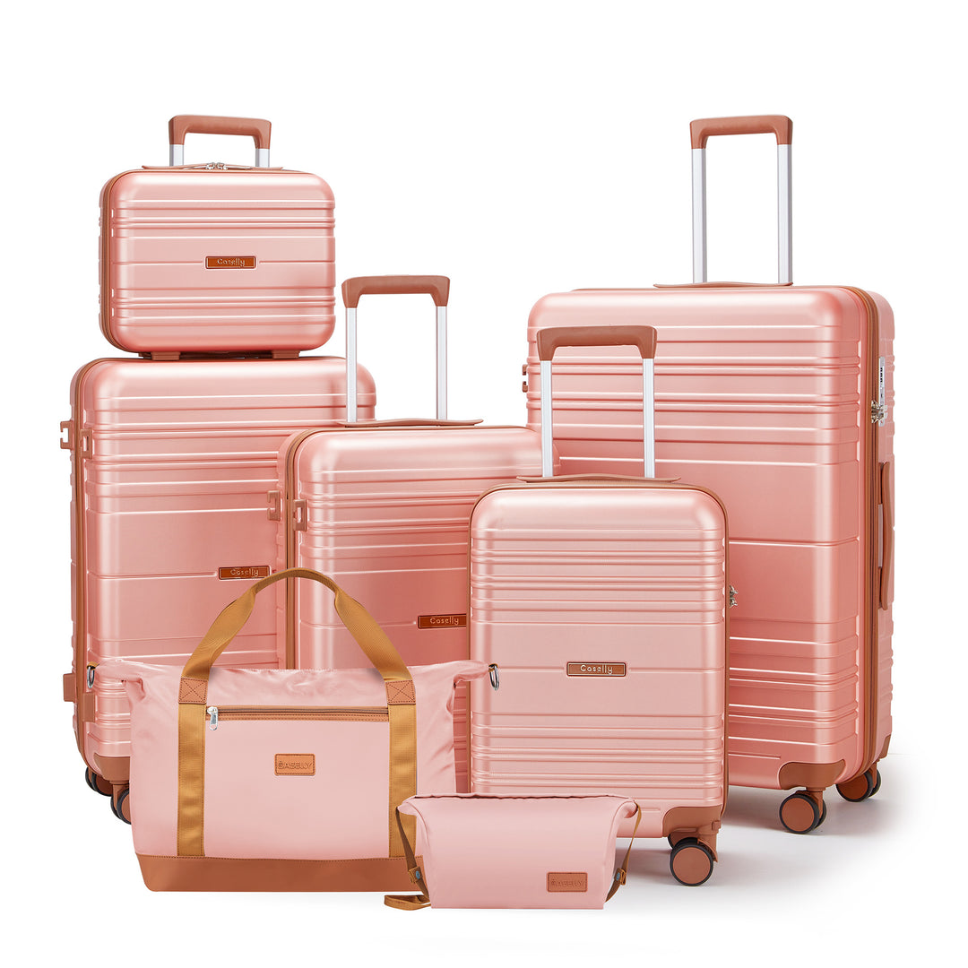 Unisex Versatile Expandable Hard Shell Travel Luggage Set Bowlift