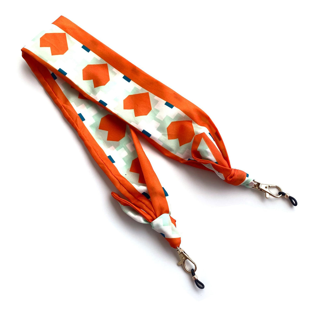 Patterned Eyewear Scarf Strap Bowlift