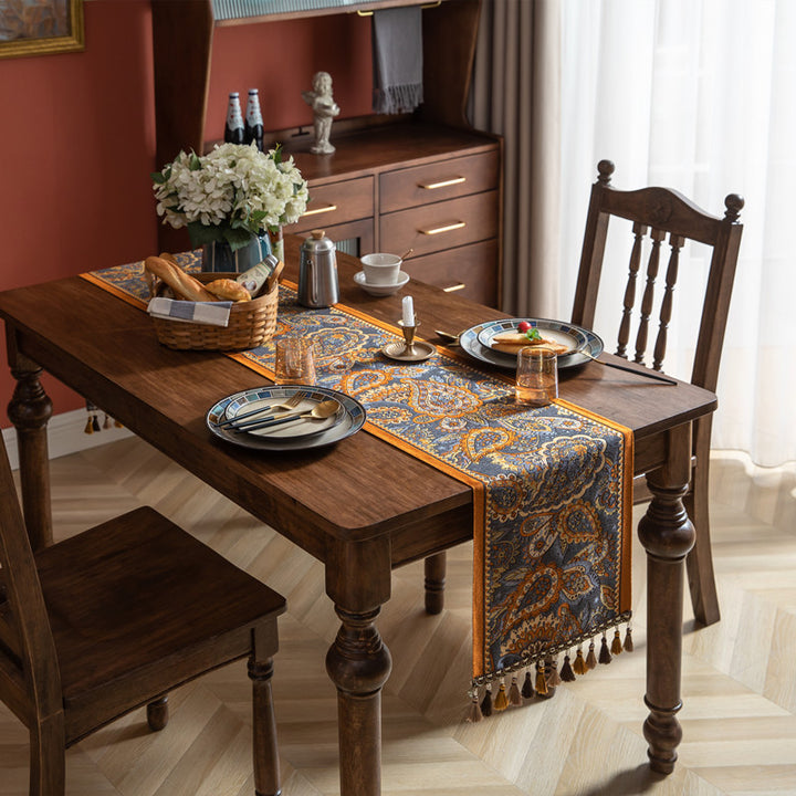Ornate Paisley Table Runner