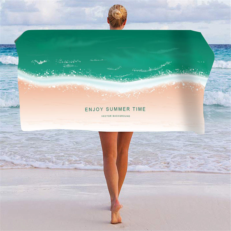 Beach towel with creative dollar design Bowlift