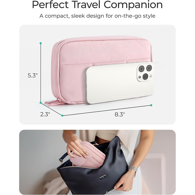 Multifunctional Electronics Organizer Bag Bowlift
