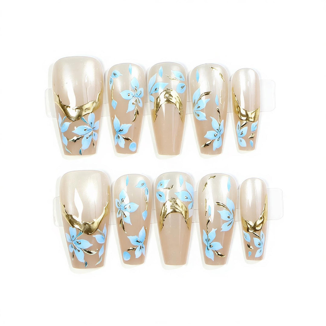Decorative Press-On Nail Art Set Bowlift 1788497688