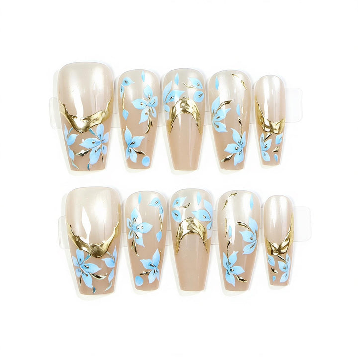 Decorative Press-On Nail Art Set Bowlift 1788497688