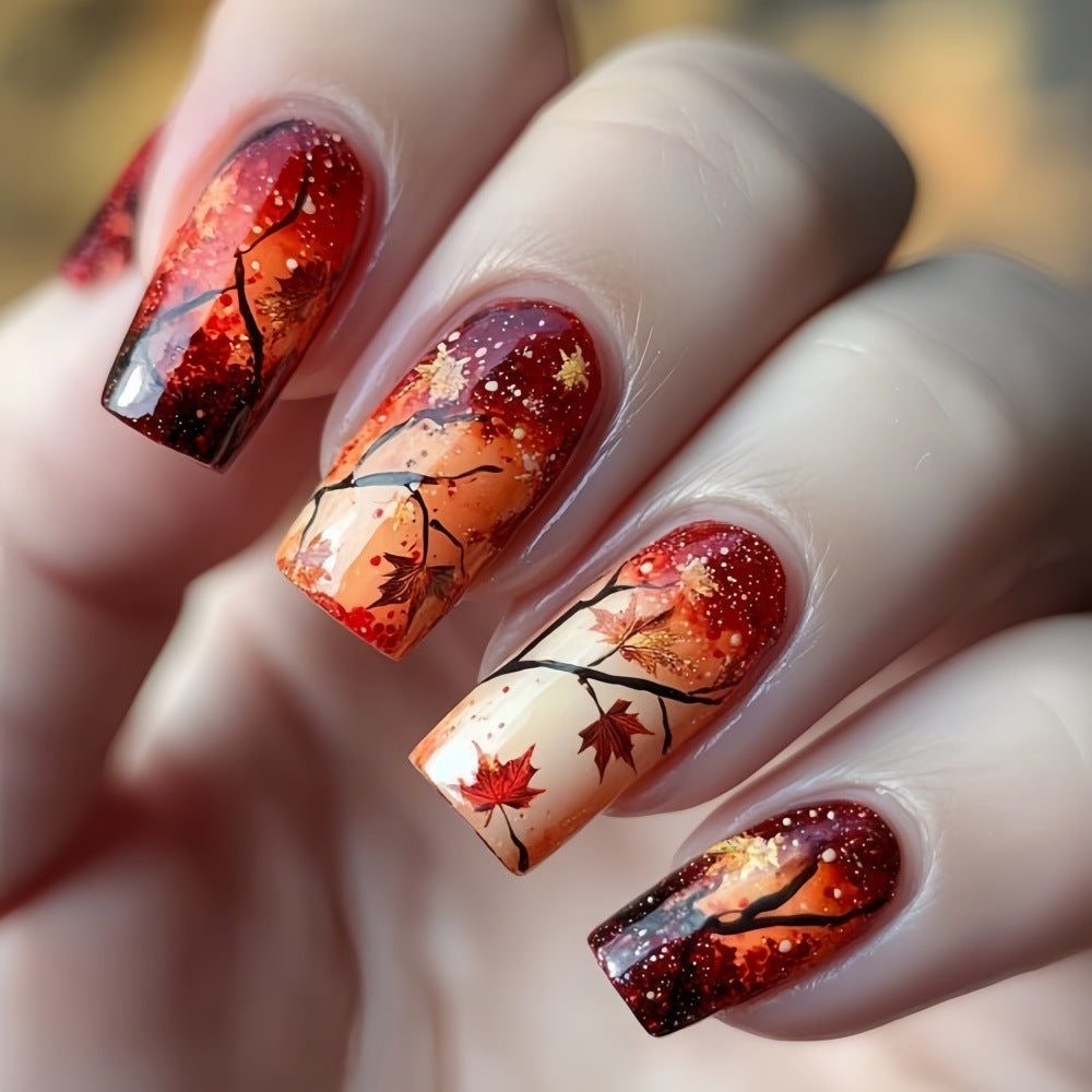 Artful Autumn Art Nails Bowlift