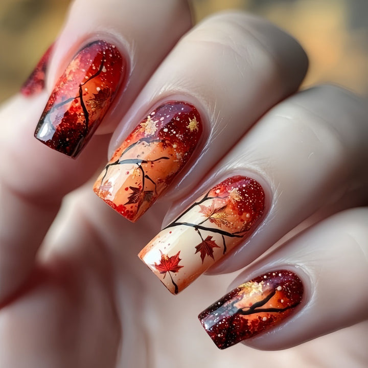 Artful Autumn Art Nails Bowlift
