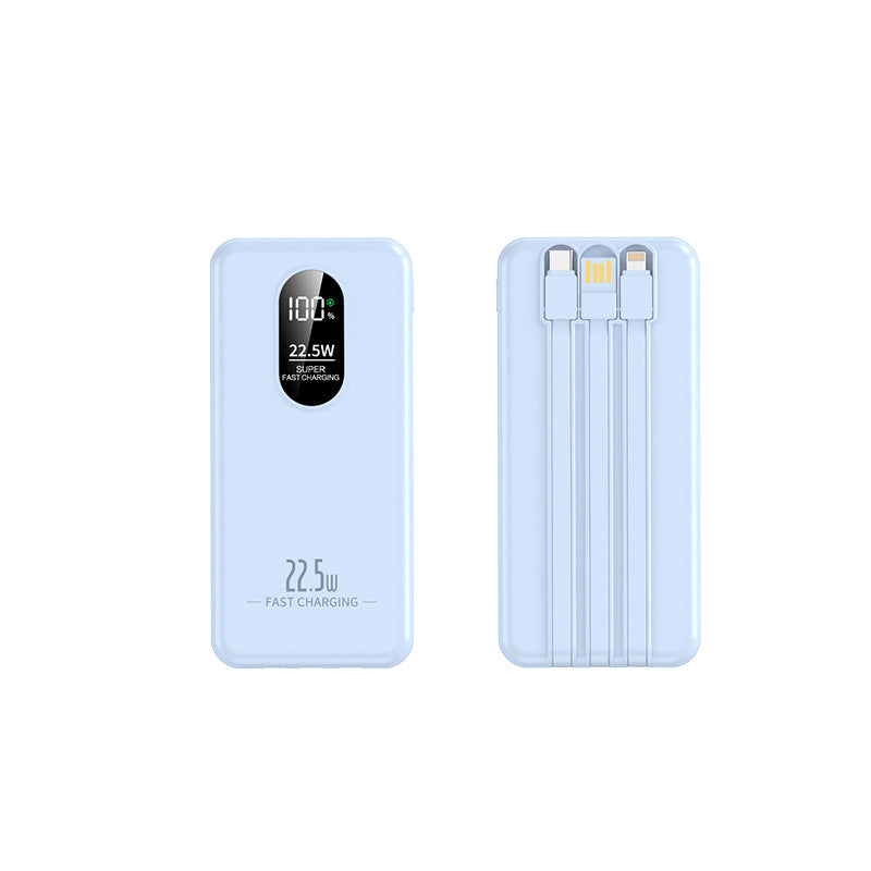Portable power bank with intelligent fast charging function and digital capacity display Bowlift