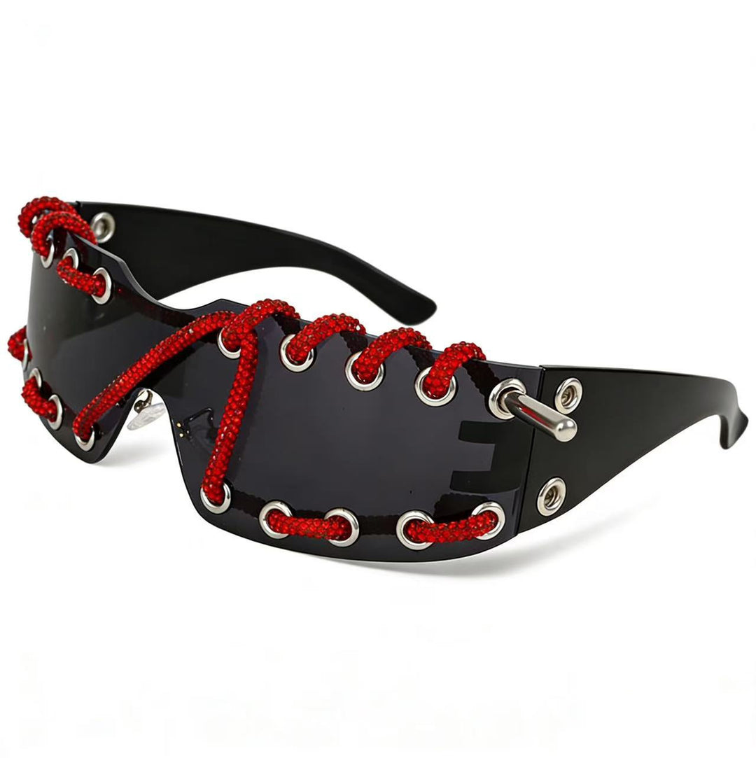 Women's sunglasses with unique lacing design Bowlift