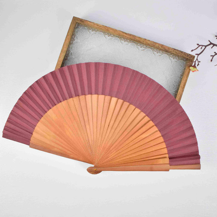 Ladies elegant hand fan made of eco-friendly paper Bowlift