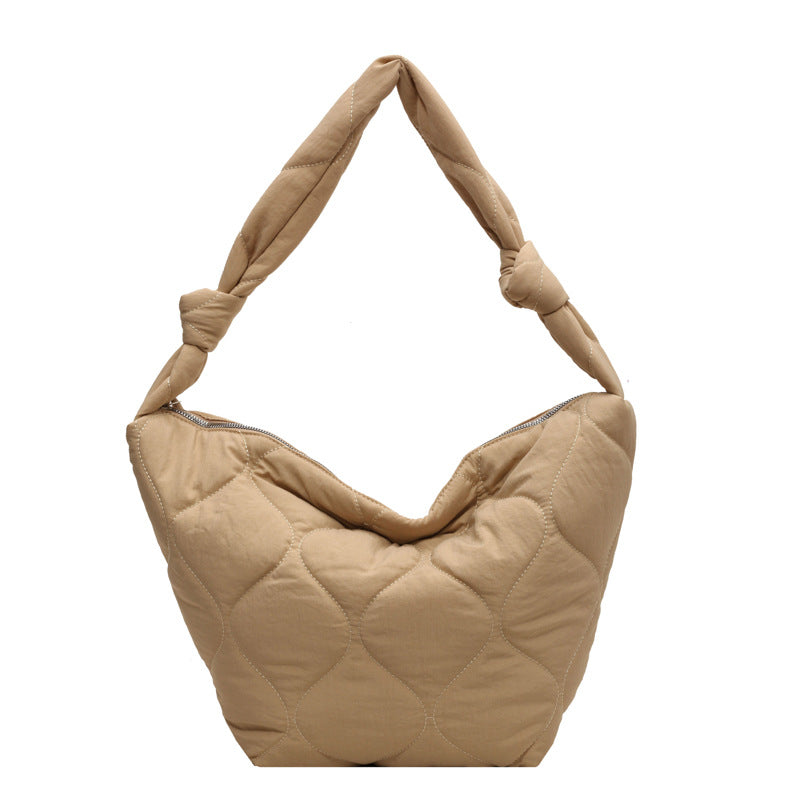 Quilted Fashion Hobo Bag Bowlift