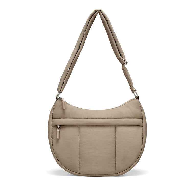 Stylish shoulder bag with padded carrying strap and versatile compartments Bowlift
