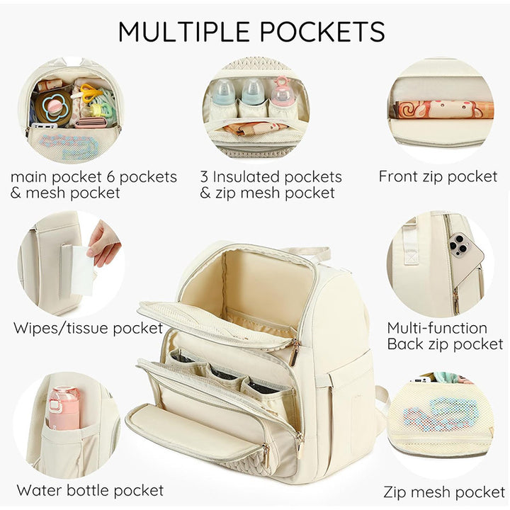 More elegant and functional backpack with practical organizer Bowlift