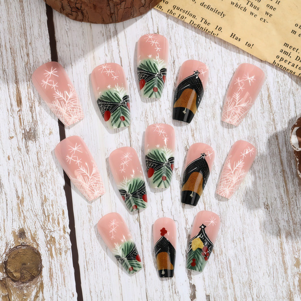 Decorative artificial nail set Bowlift