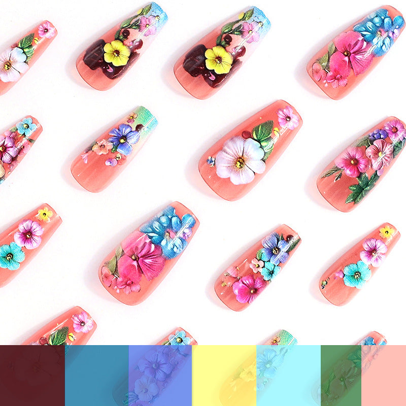 Floral 3D Nail Art Set Bowlift