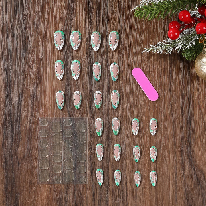 Artificial nail tips in creative design Bowlift
