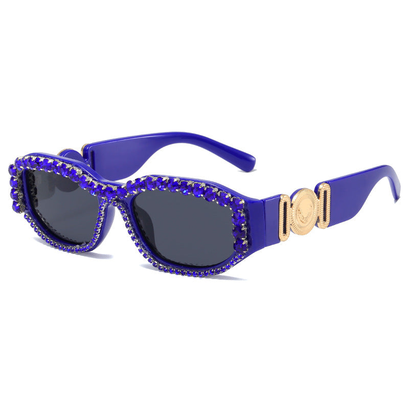 Women's Glamorous Sunglasses with Sparkling Accents Bowlift