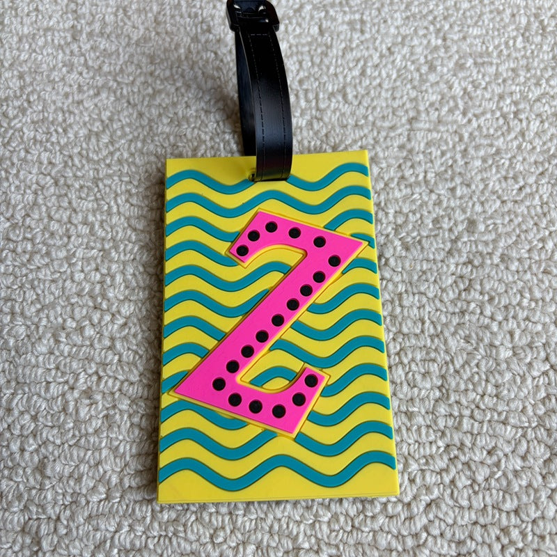 Customized Monogram Luggage Tag Bowlift