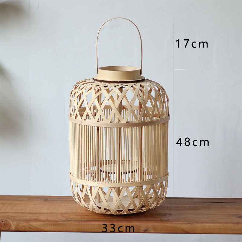 Stylish Rattan Lantern Bowlift