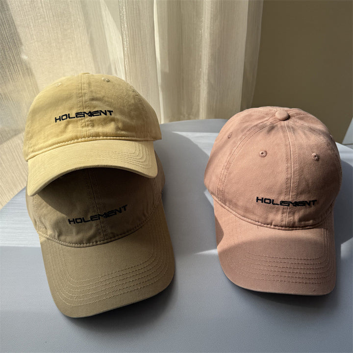 Men's Casual Embroidered Cotton Cap Bowlift