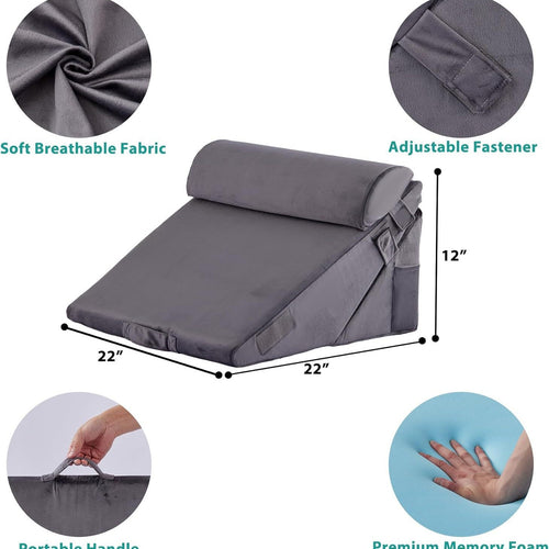 Adjustable Lounge Support Wedge Pillow