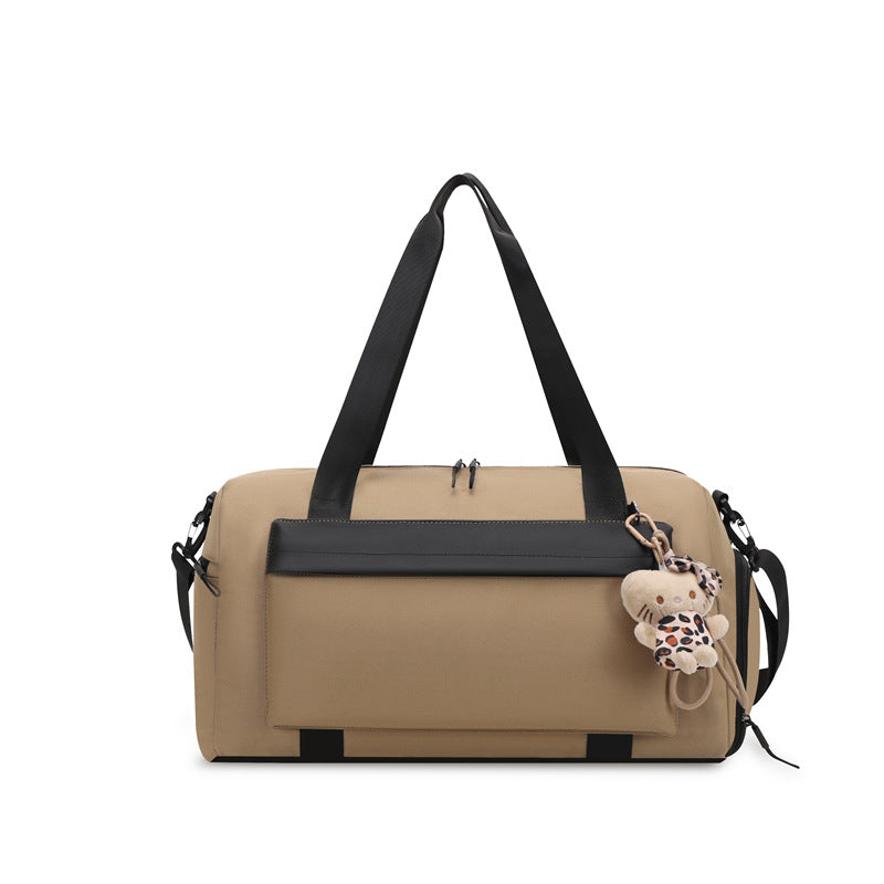 Sporty duffel bag with practical compartments and removable shoulder strap Bowlift