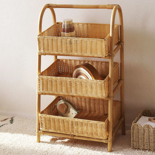 Multi-Tier Woven Storage Rack Bowlift
